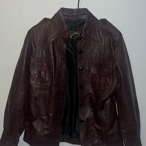 Maroquinerie Burgundy Jacket